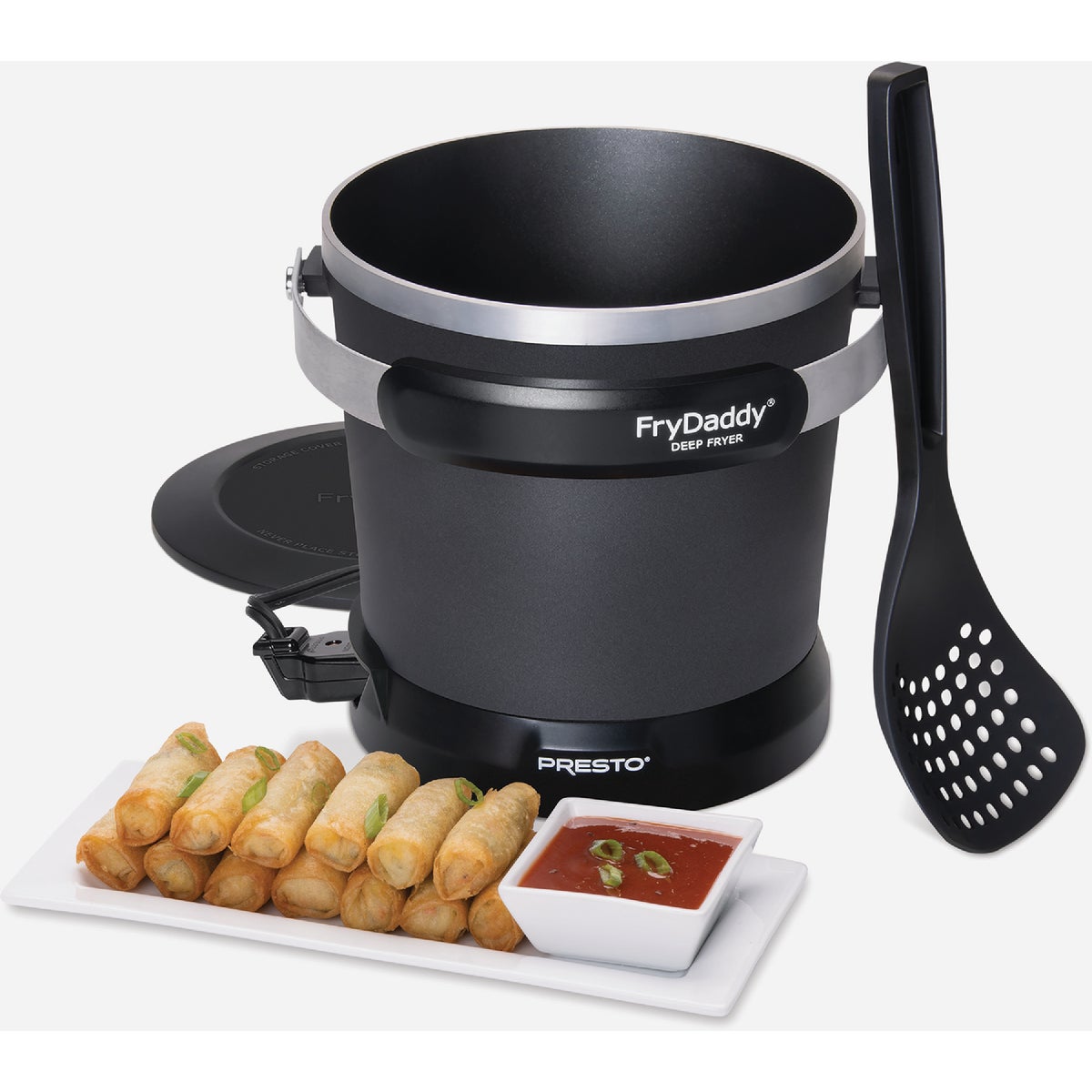 Presto FryDaddy 1 Qt. Black Aluminum Deep Fryer Image 4