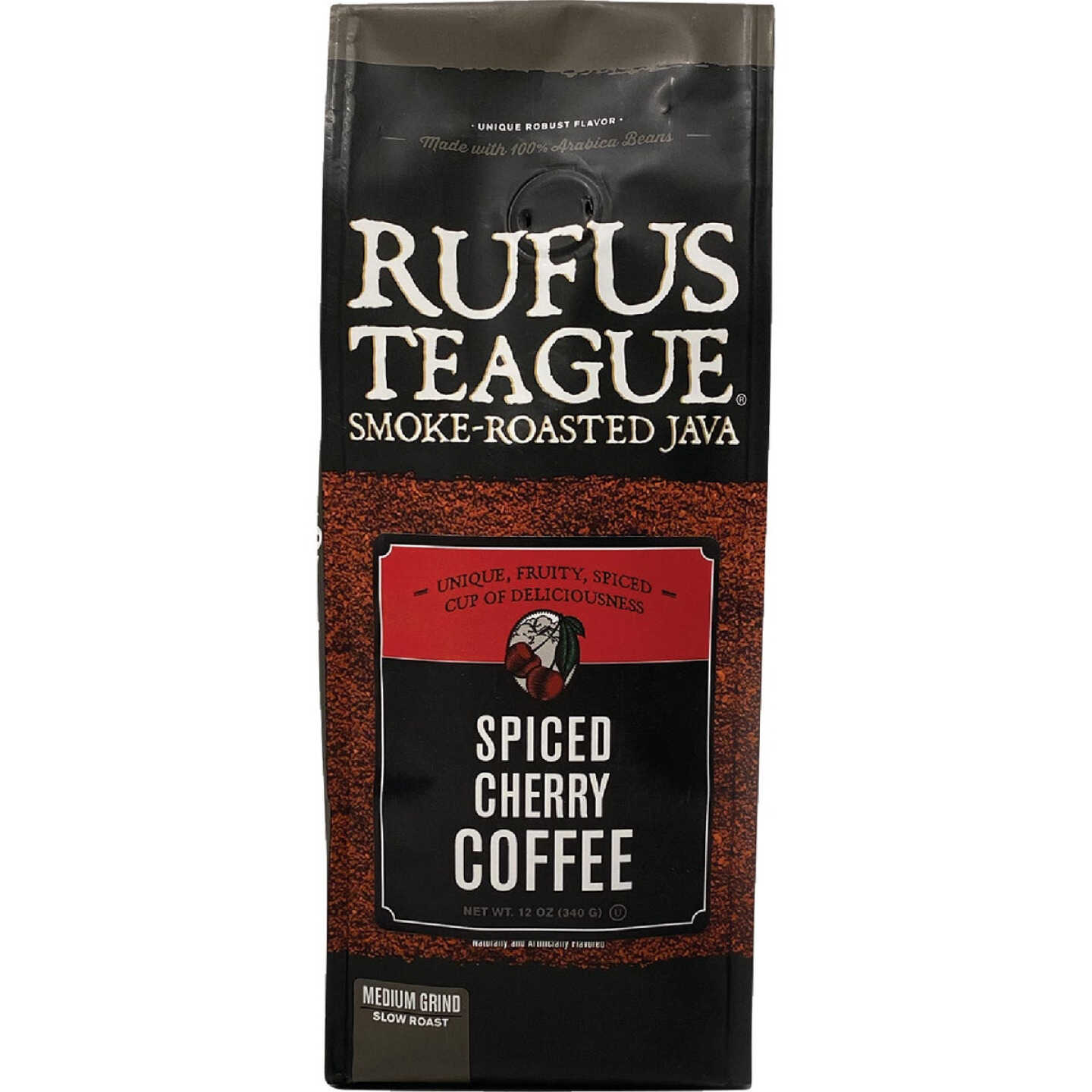 Rufus Teague 12 Oz. Smoke Roasted Coffee, Spiced Cherry, Medium Grind Image 1