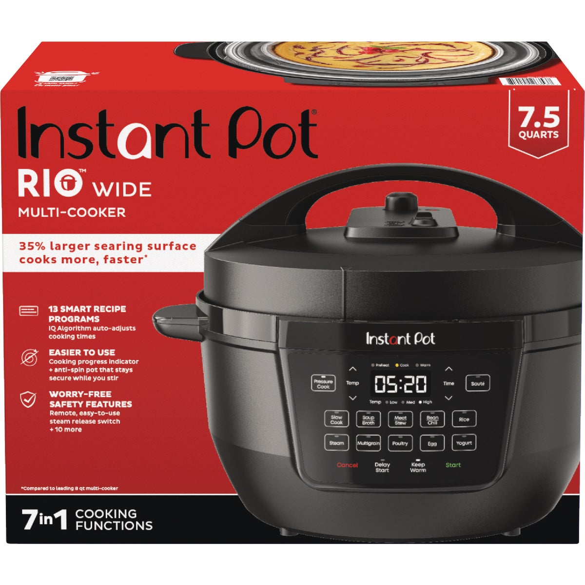 Instant Pot Rio 7.5 Qt. Multi-Cooker Image 4