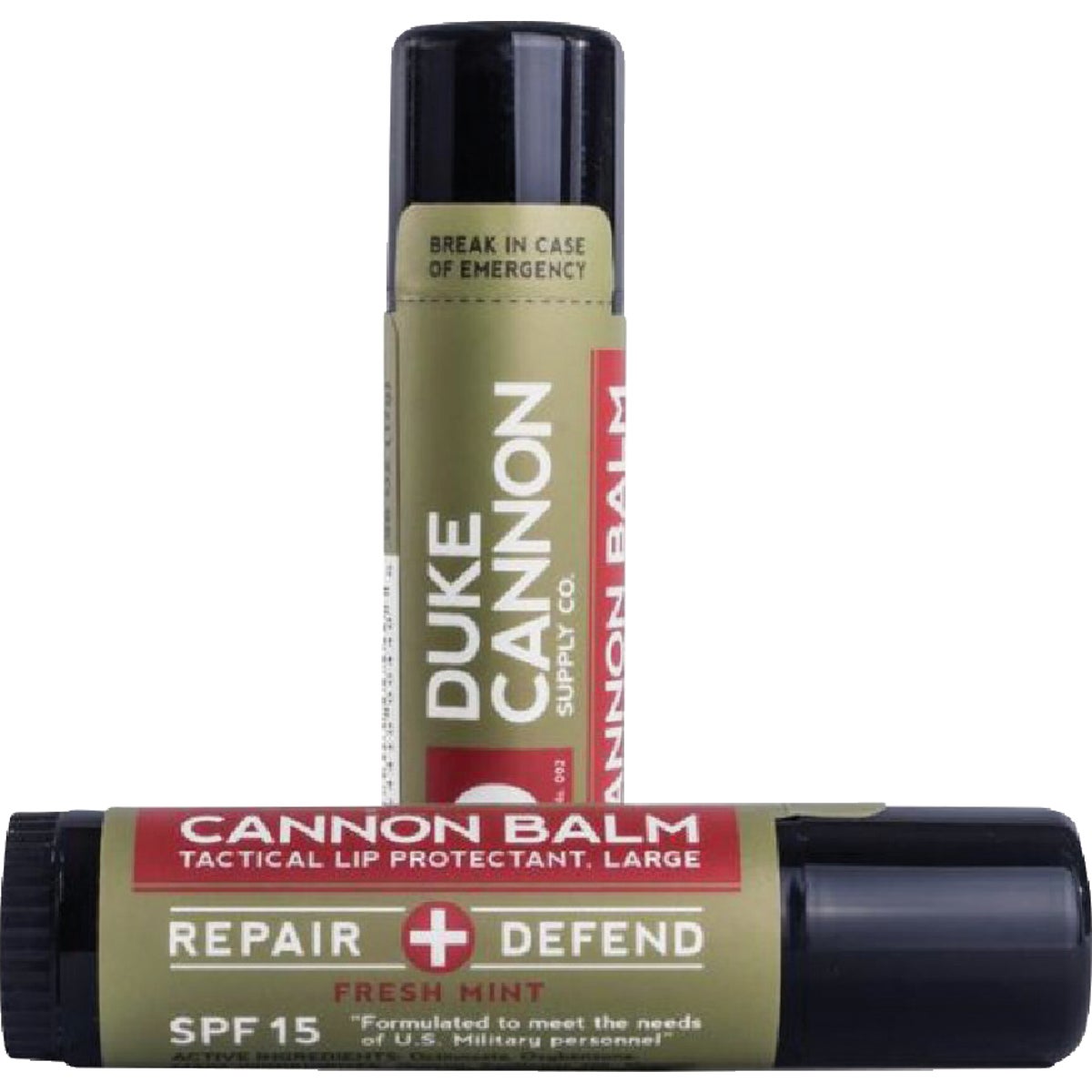 Duke Cannon Repair + Defend 0.56 Oz. Mint 15 SPF Lip Balm Image 2