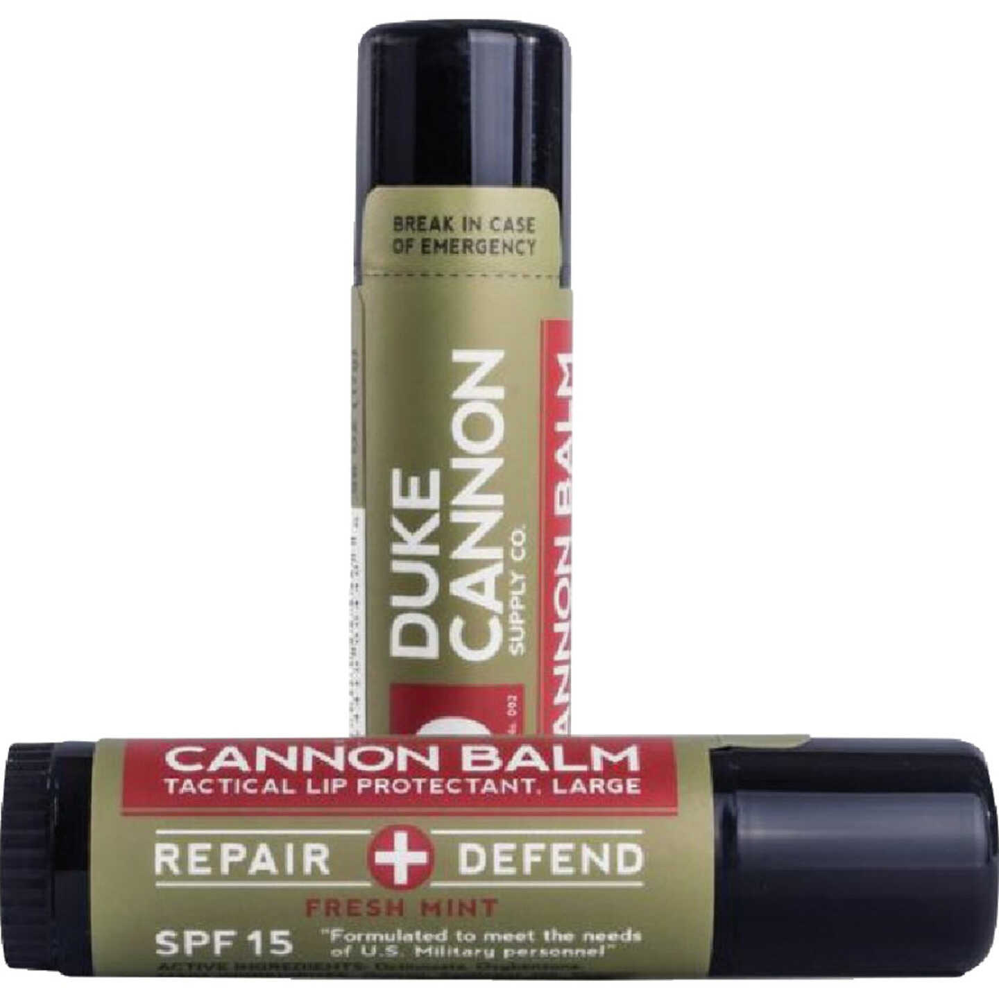 Duke Cannon Repair + Defend 0.56 Oz. Mint 15 SPF Lip Balm Image 2