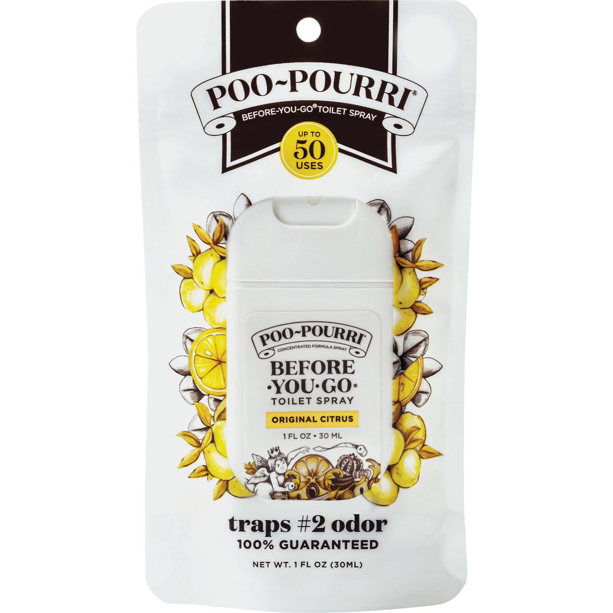 Poo- Pourri 1 Oz. Original Citrus Pocket Sprayer w/ Pouch