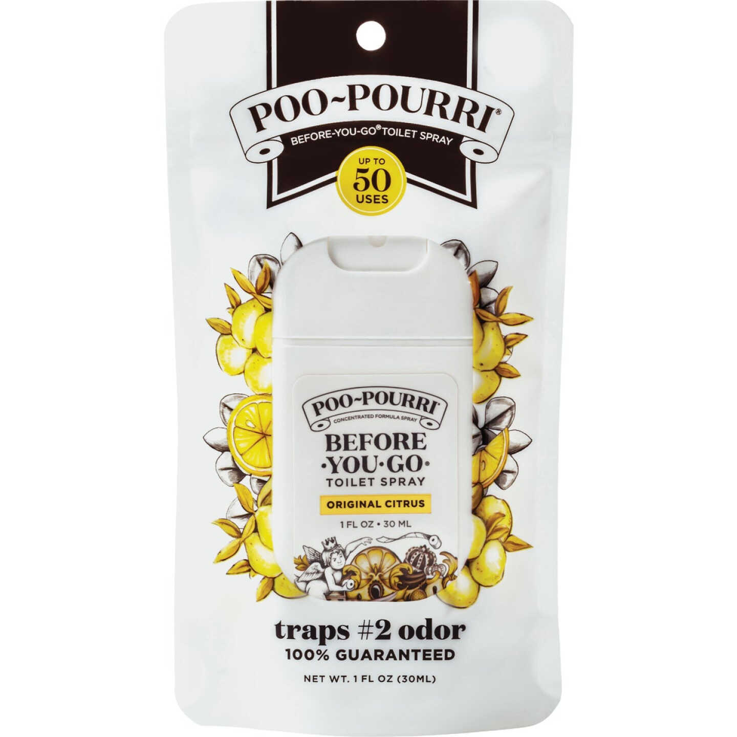 Poo- Pourri 1 Oz. Original Citrus Pocket Sprayer w/ Pouch Image 1