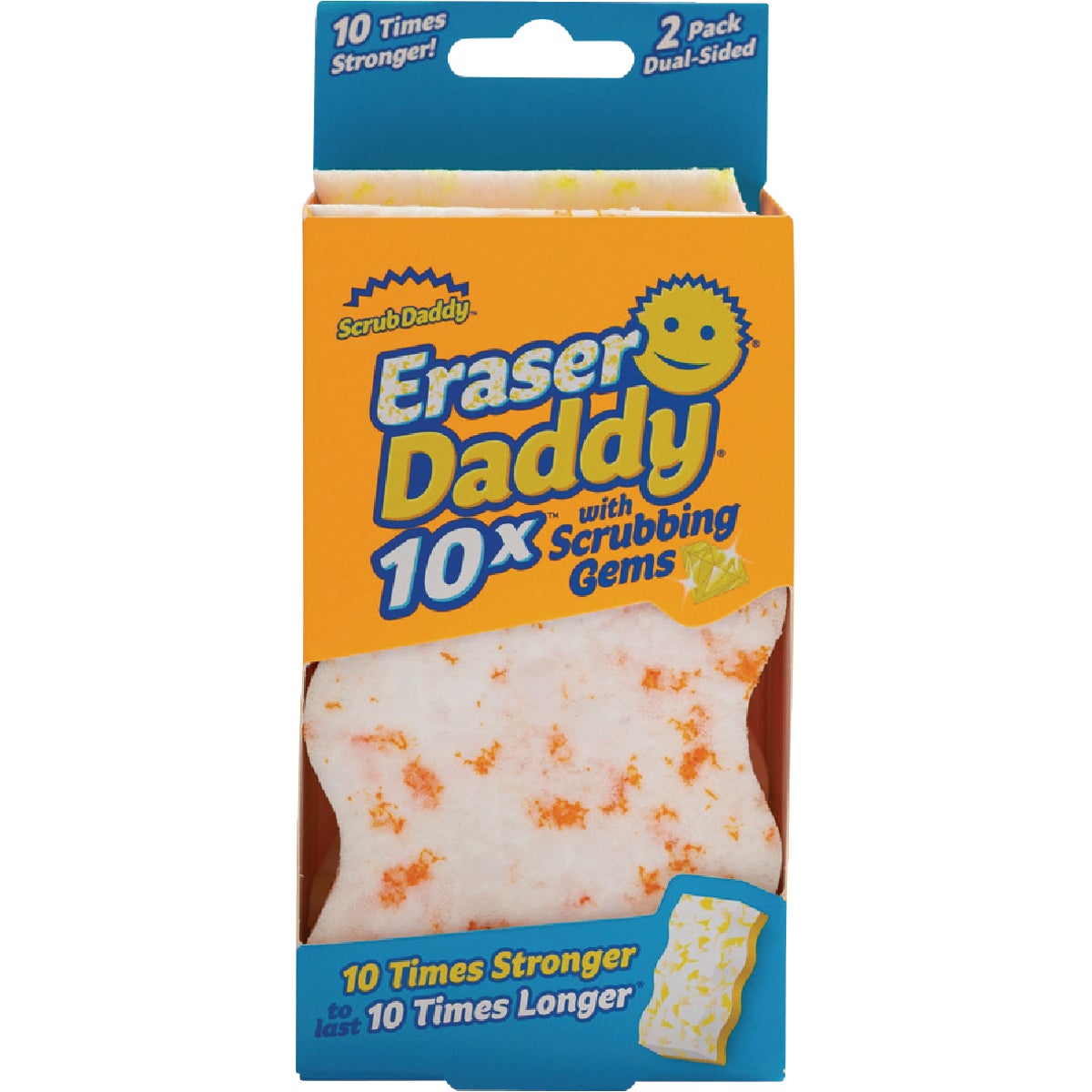 Scrub Daddy Eraser Daddy 10X Scrubber (2-Pack)