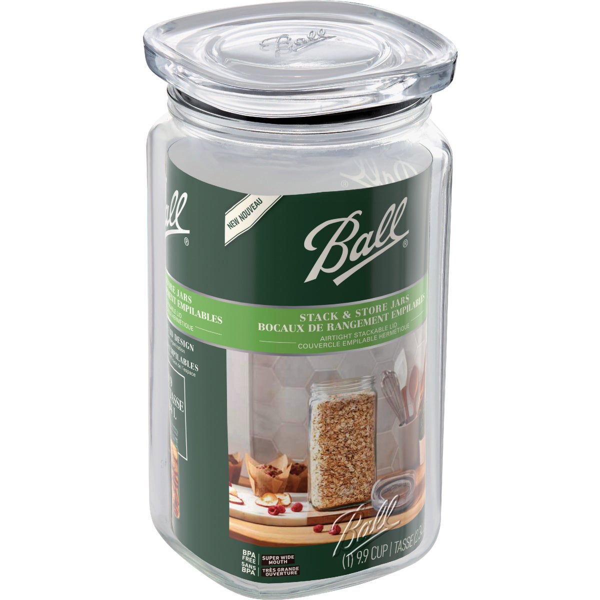 Ball 1/2 Gal. Stack & Store Jar Image 5