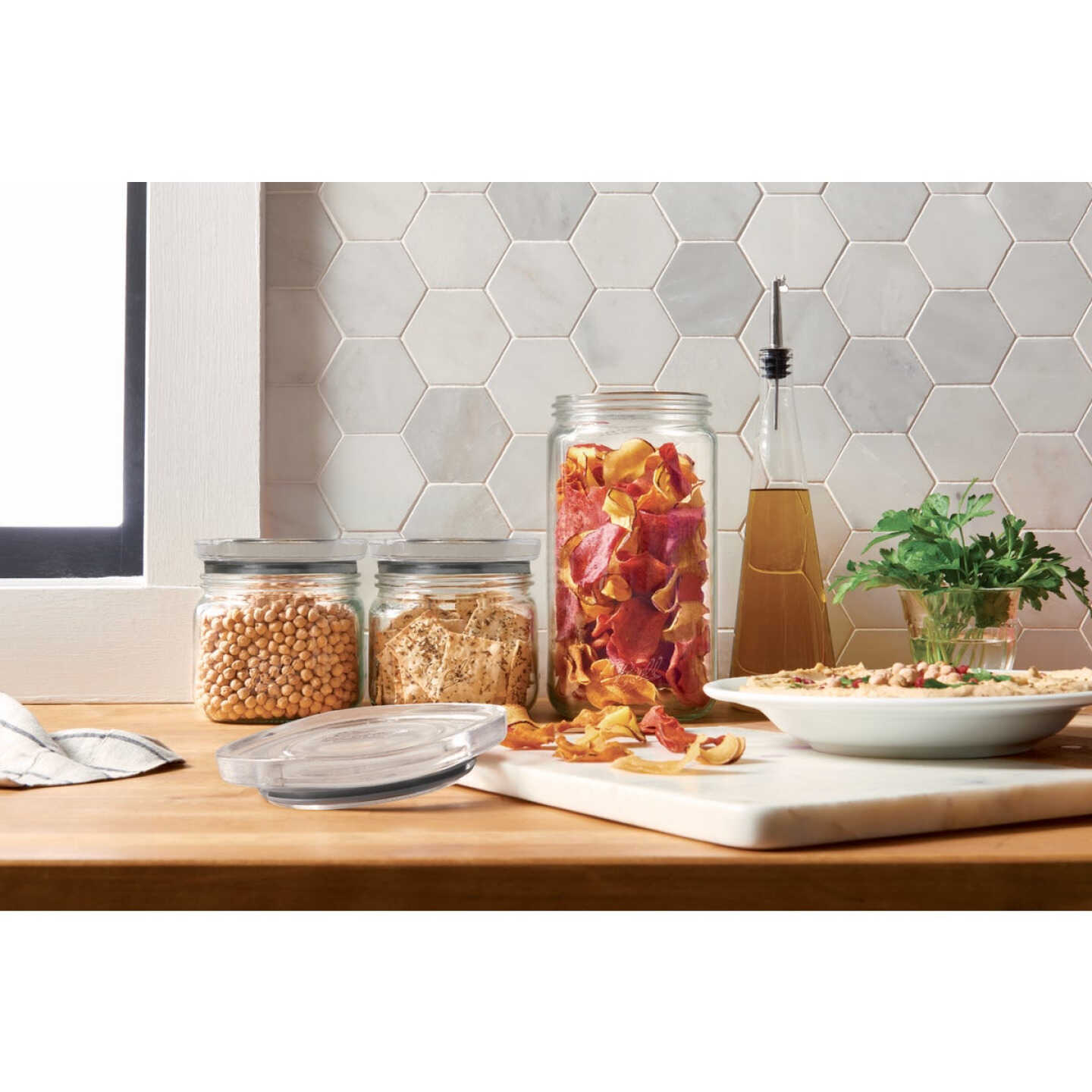 Ball 1/2 Gal. Stack & Store Jar Image 3