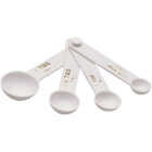 Norpro White Plastic Measuring Spoons (4-Piece) Image 1
