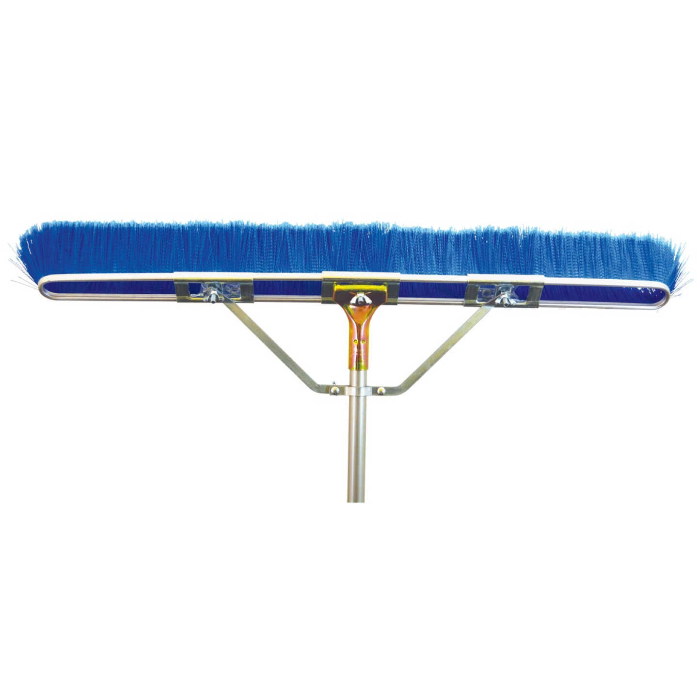 Bruske 29 In. W. x 65 In. L. Steel Handle Fine Sweep Push Broom Image 1