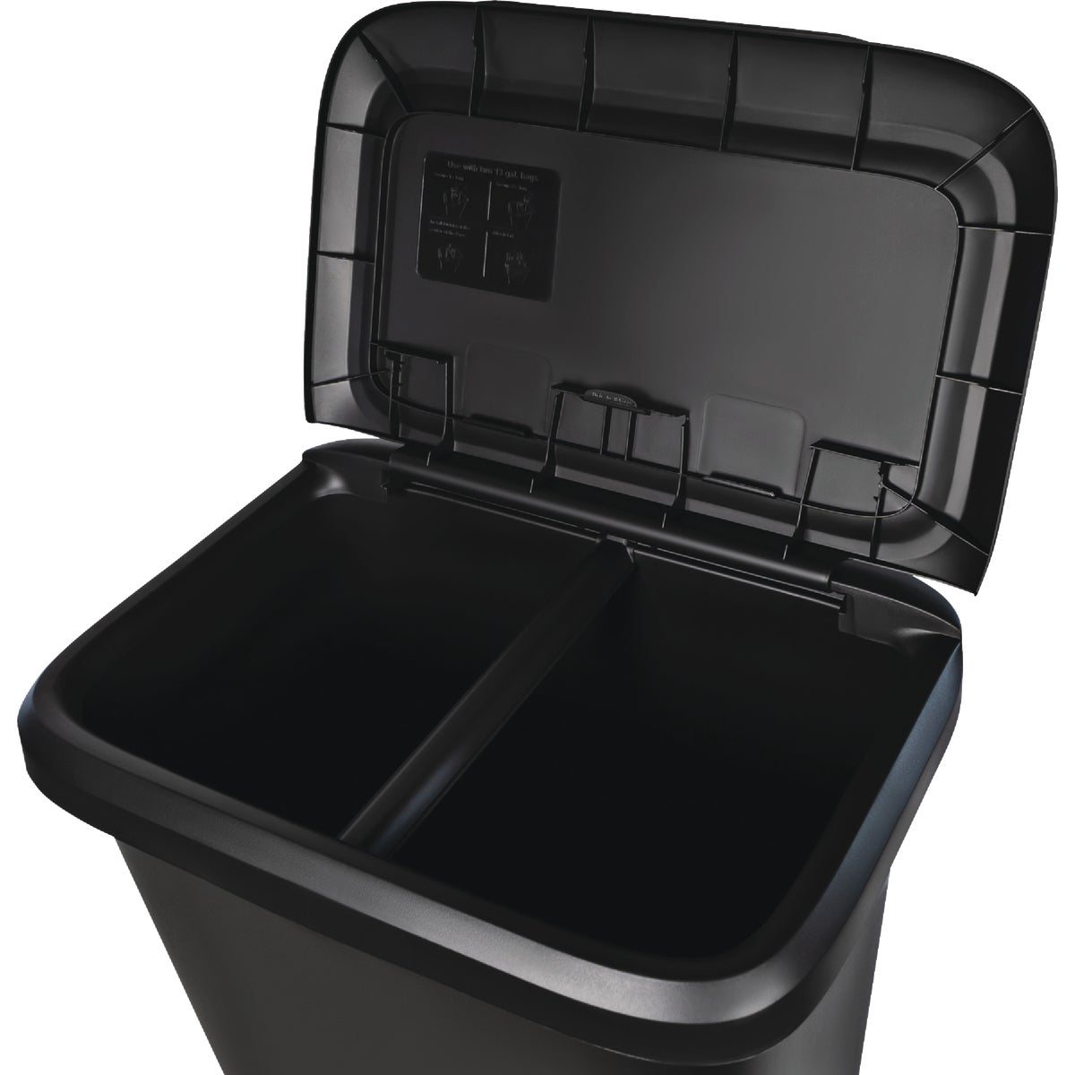 Hefty 20.4 Gal. Dual Function Trash Can Image 8