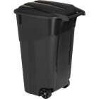 United Solutions Rough and Rugged 32 Gal. Wheeled Trash Can with Attached Lid Image 2