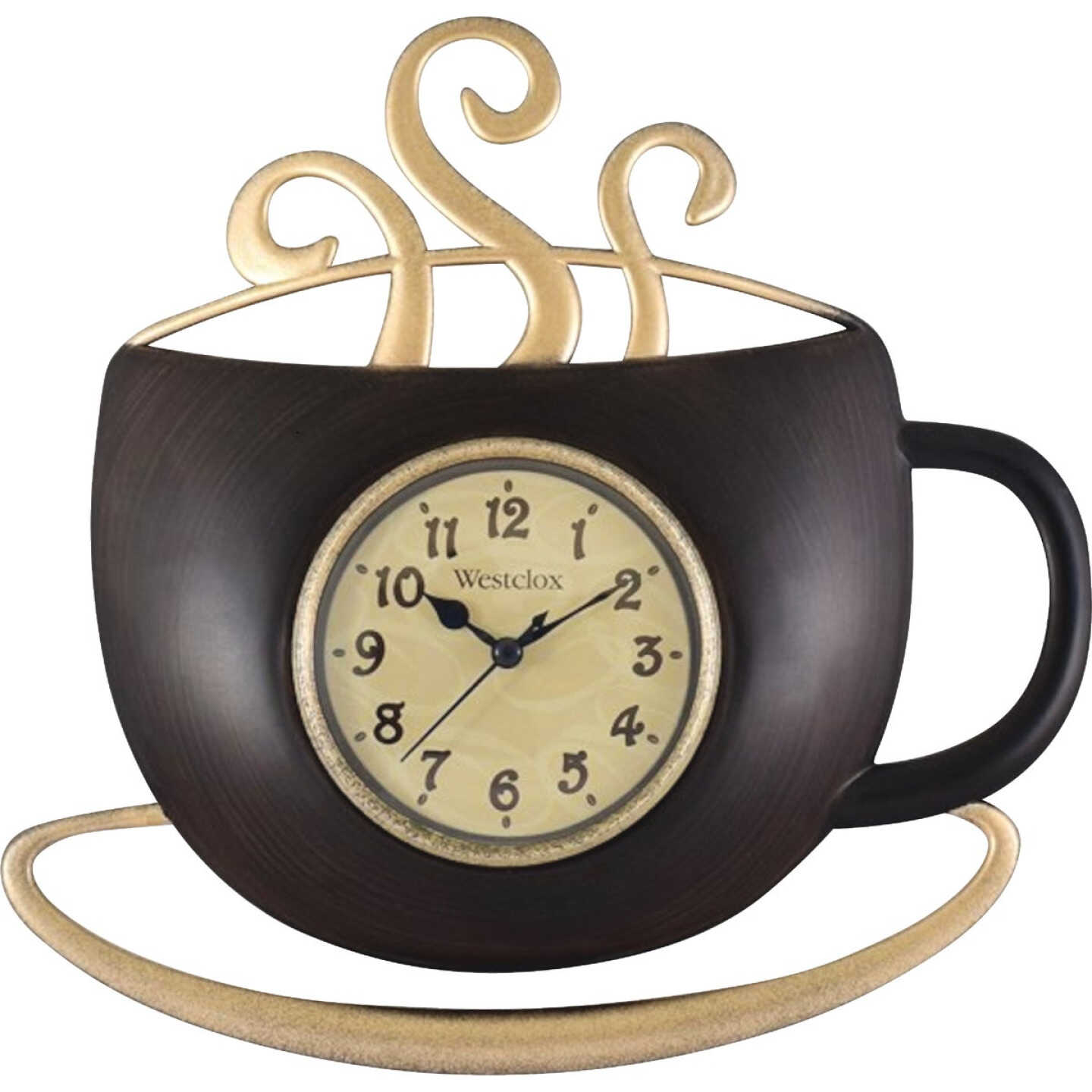Westclox 12.5 In. Coffee Cup Wall Clock Image 1