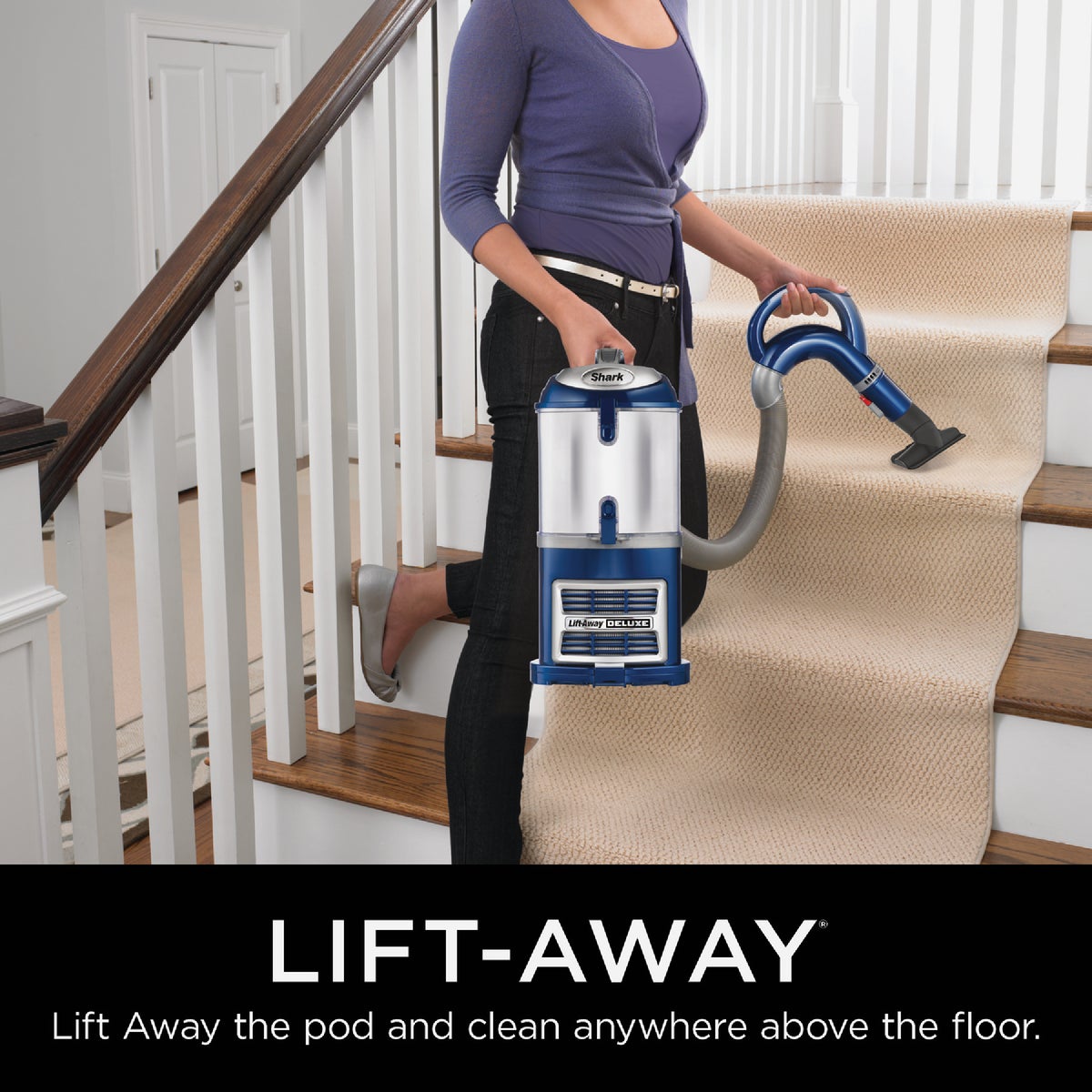 Shark Navigator Lift-Away Deluxe Bagless Upright Vacuum Cleaner Image 2