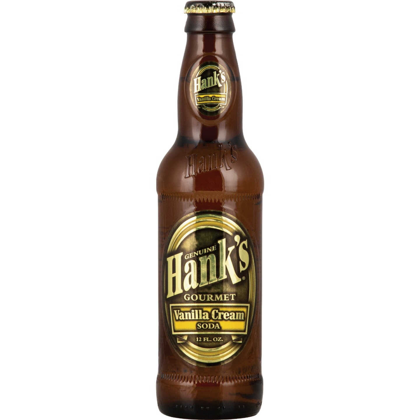 Hank's 12 Oz. Premium Vanilla Cream Soda (4-Pack) Image 1