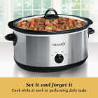 Crock-Pot 7 Qt. Stainless Steel Manual Slow Cooker Image 4