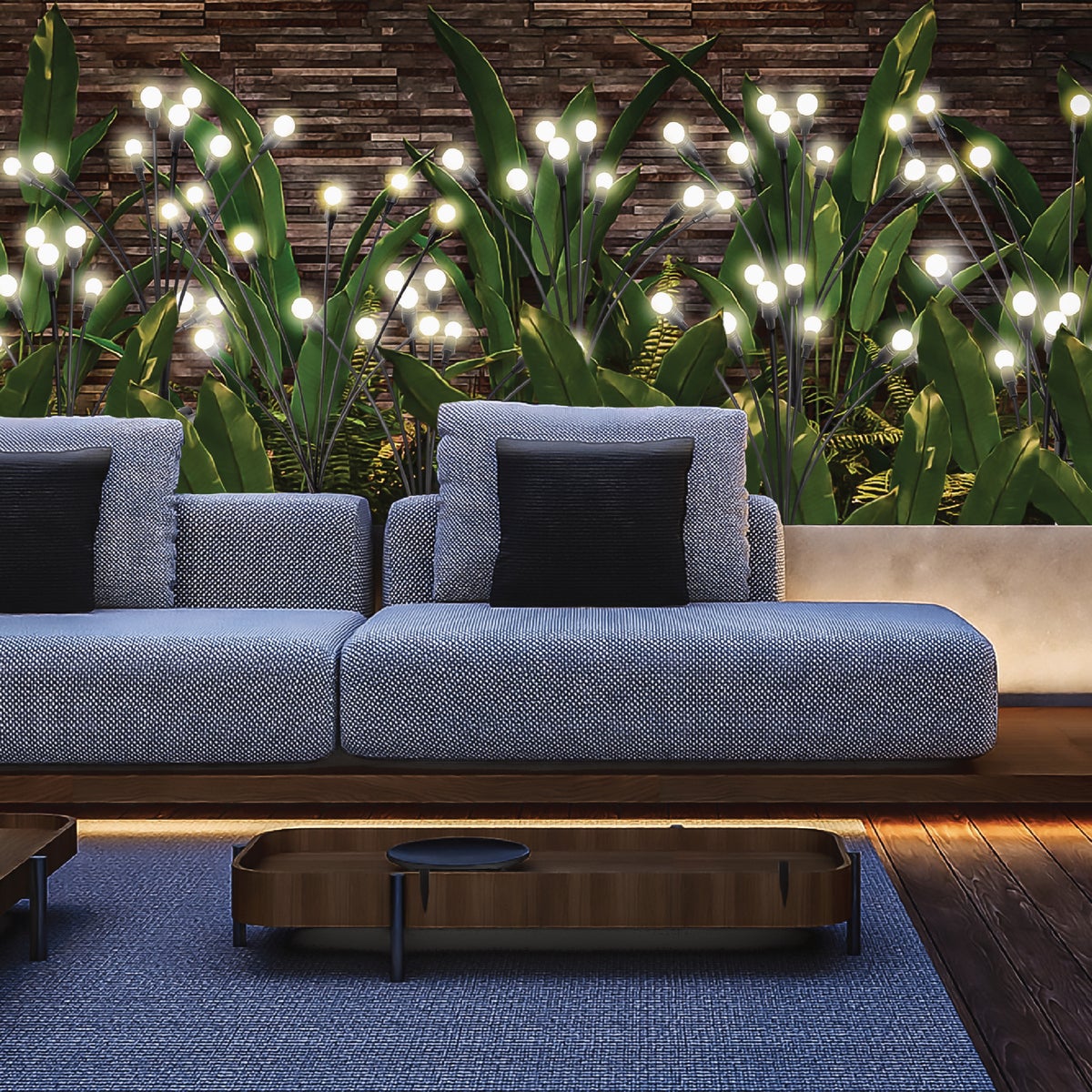 Sensor Brite Solar Garden Stake Lights (2-Pack) Image 2