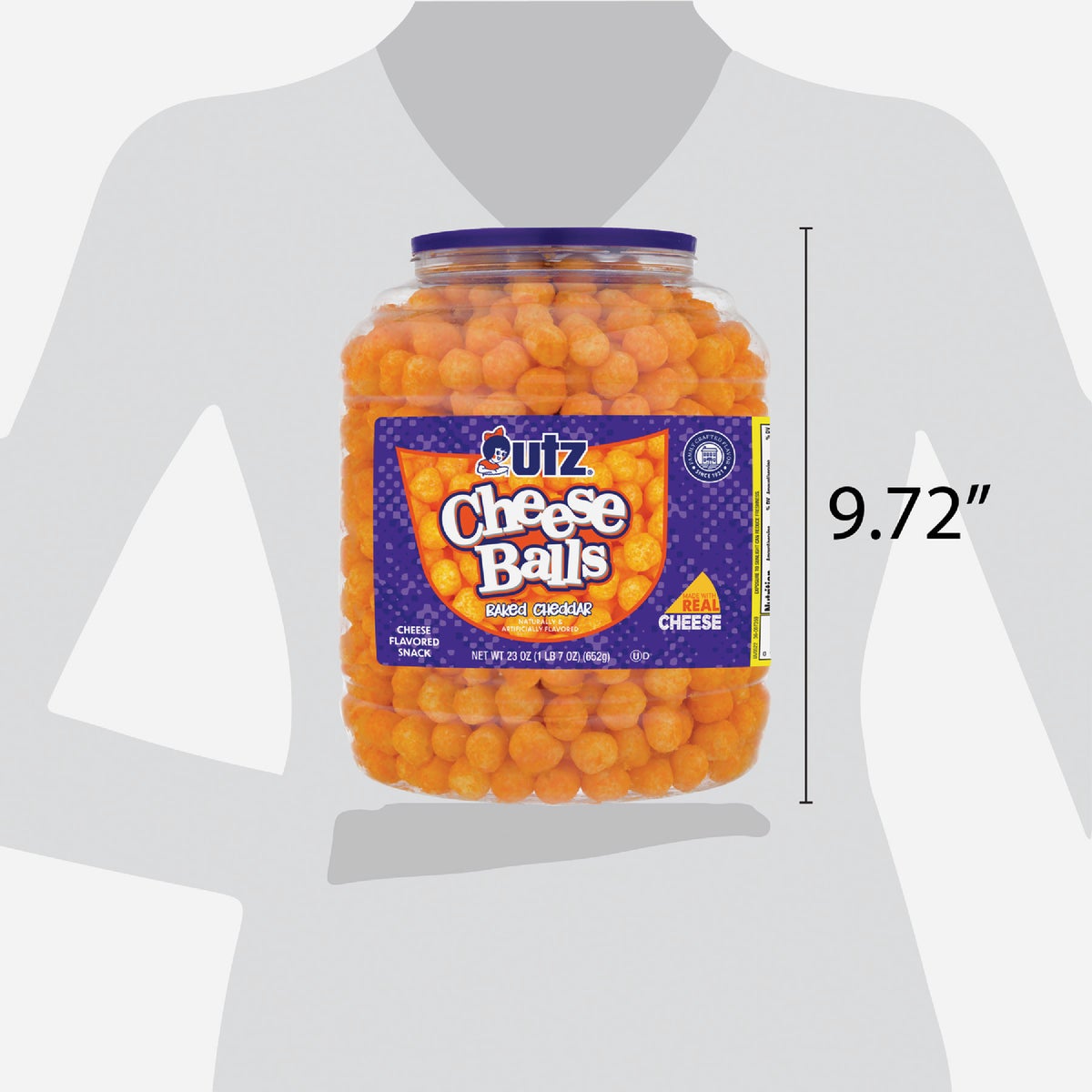 UTZ 23 Oz. Cheese Balls Image 3