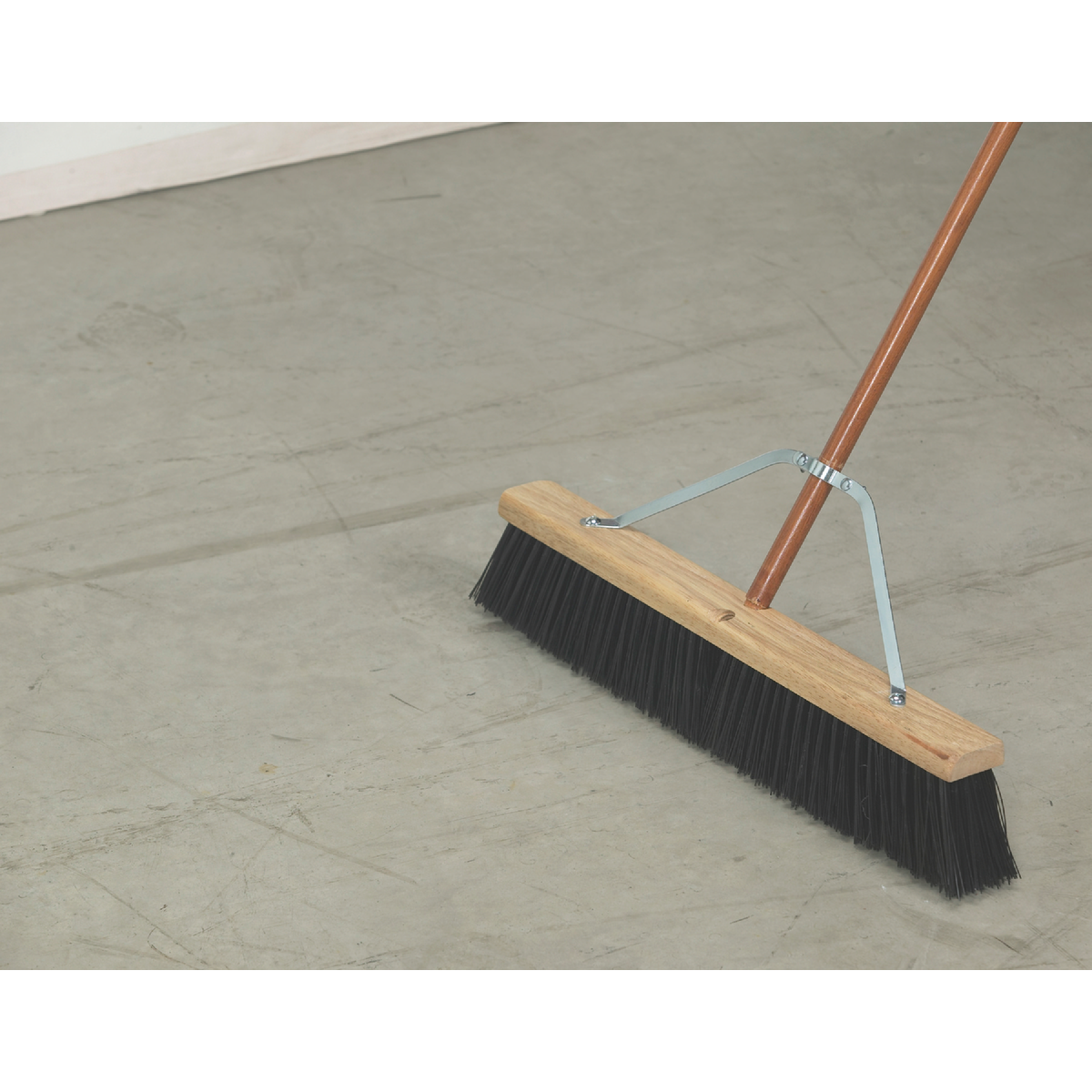 Do it Best 24 In. W. x 60 In. L. Wood Handle Garage Push Broom Image 2