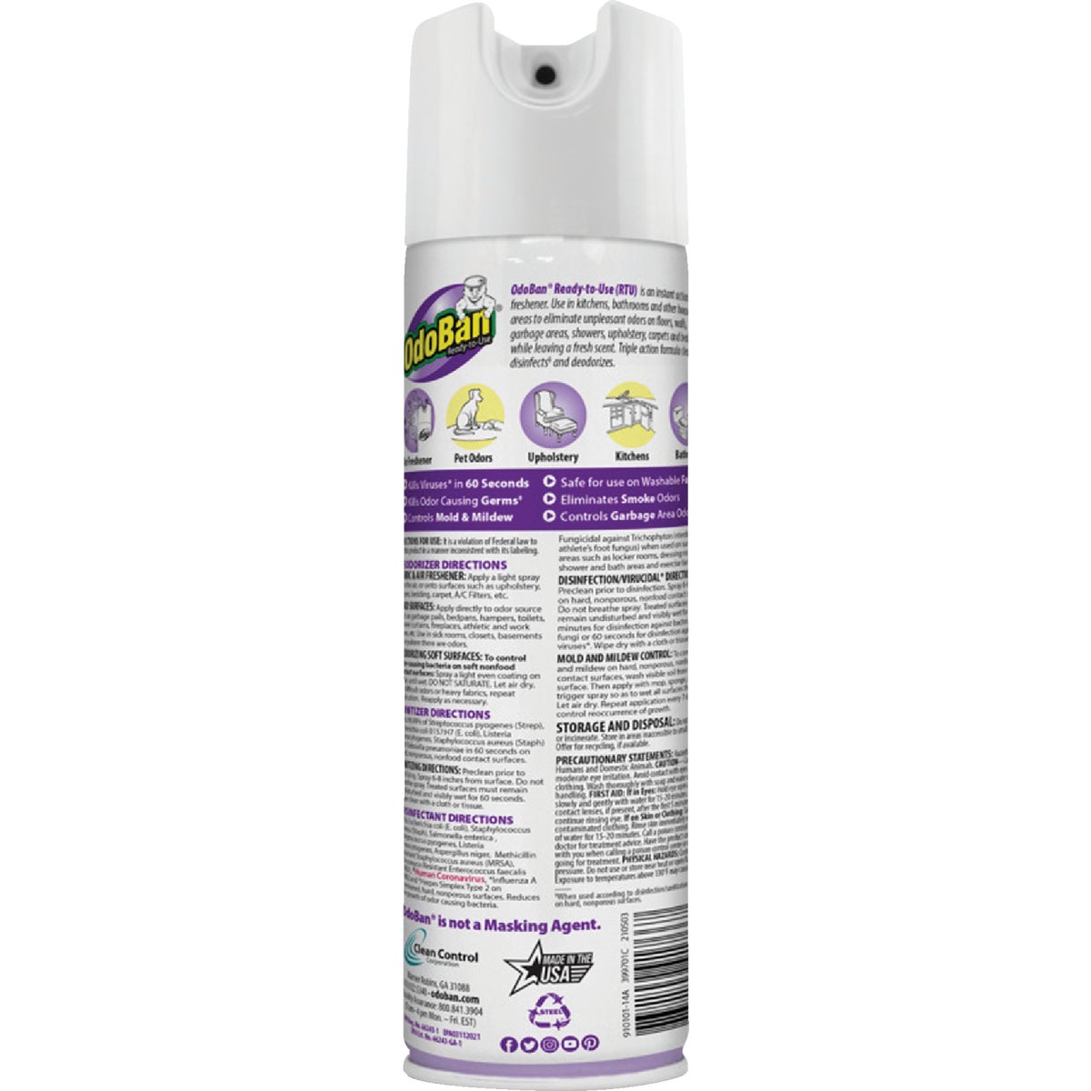 OdoBan 14 Oz. Lavender Fabric & Air Freshener Image 3