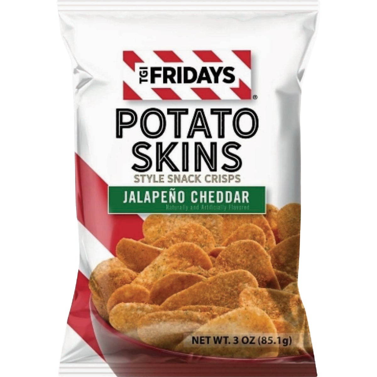 TGI Fridays 3 Oz. Jalapeno Cheddar Potato Skins Chips