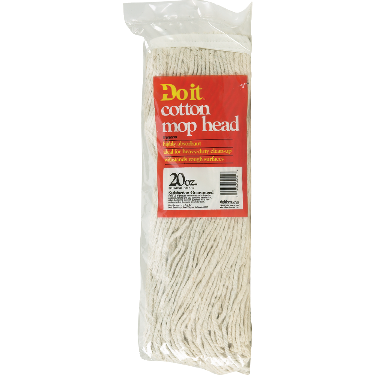Do it 20 Oz. Cotton Mop Head Image 1