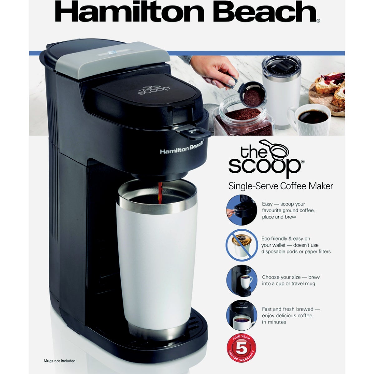 Hamilton Beach The Scoop Single-Serve Coffee Maker Image 3