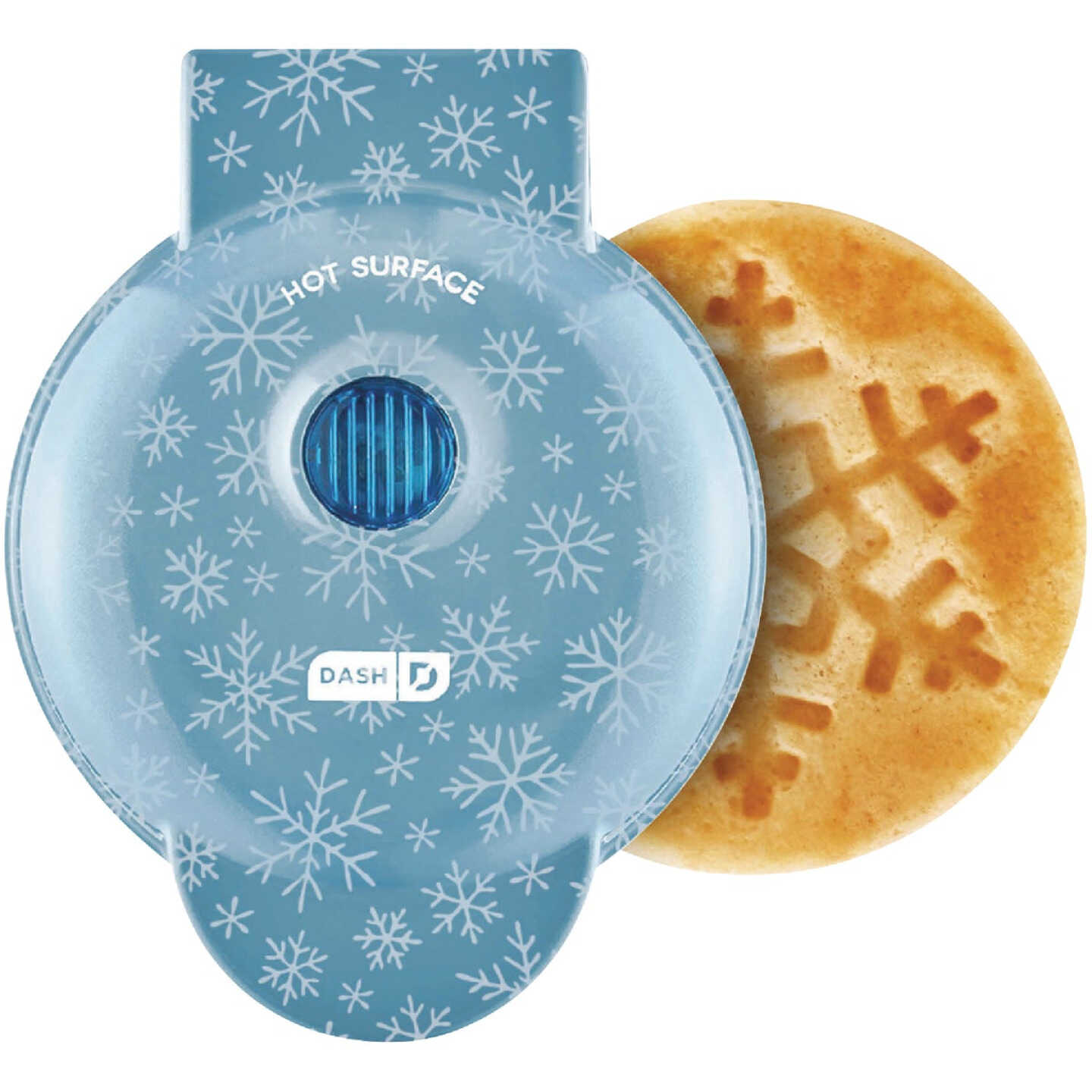 Dash 4 In. Snowflake-Print Mini Waffle Maker Image 1