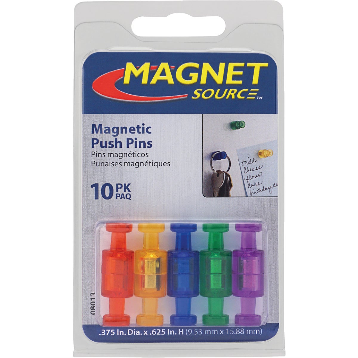 MagnetSource Neodymium Magnetic Push Pins (10-Pack) Image 7