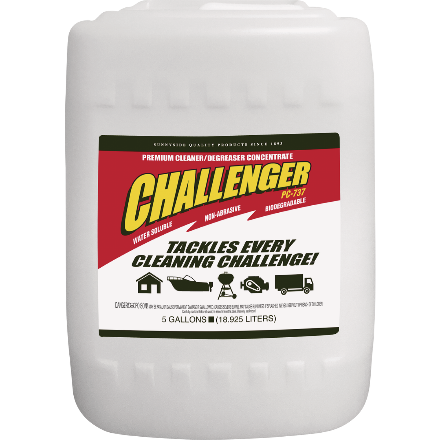 Sunnyside Challenger 5 Gal. Concentrated Cleaner & Degreaser Image 1
