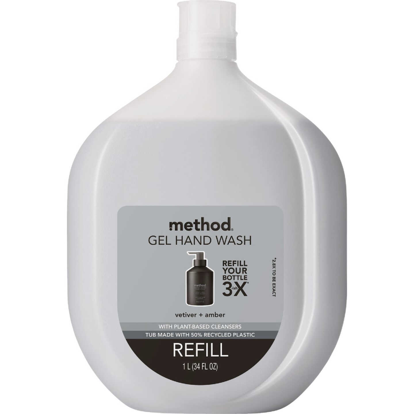 Method 34 Oz. Vetiver+ Amber Gel Hand Wash Image 1