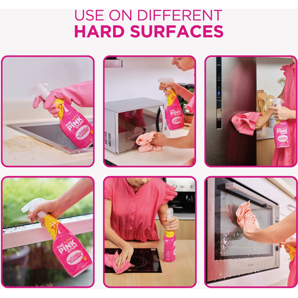 The Pink Stuff 25.4 Oz. Miracle Multi-Purpose Spray Cleaner Image 4