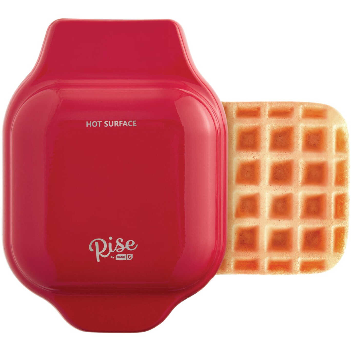 Rise by Dash 4 In. Red Mini Waffle Maker Image 1
