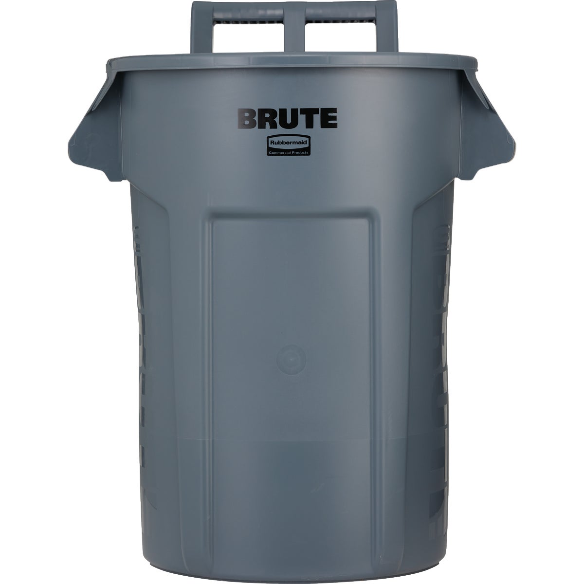 Rubbermaid Commercial Brute 32 Gal. Gray Vented Wheeled Trash Container Image 4