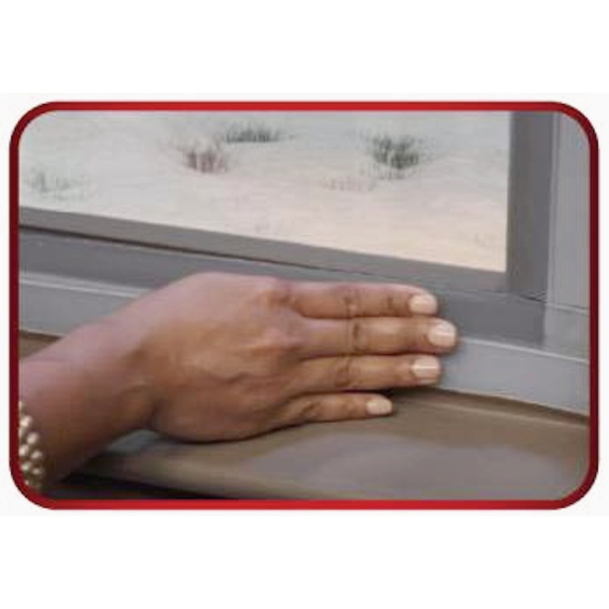 Flex Seal 2 In. x 16 Ft. Clear Draft and Insulation Seal Tape Image 5