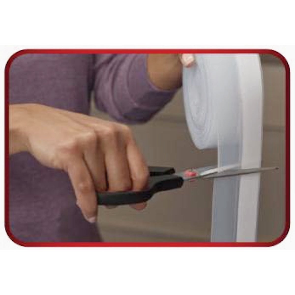 Flex Seal 2 In. x 16 Ft. Clear Draft and Insulation Seal Tape Image 3