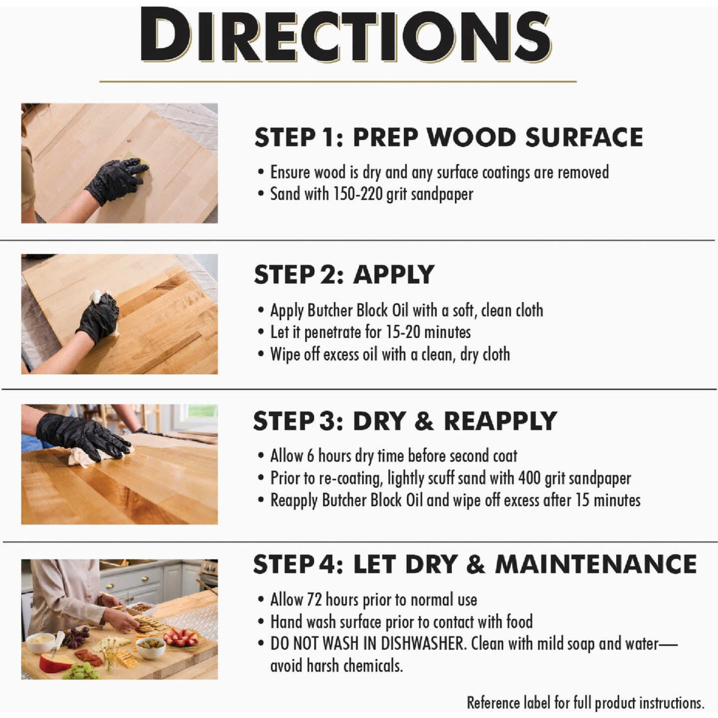 Watco 16 Oz. Butcher Block Oil & Finish Image 5