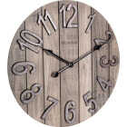 Westclox 15.5 In. Wood Grain Wall Clock Image 4