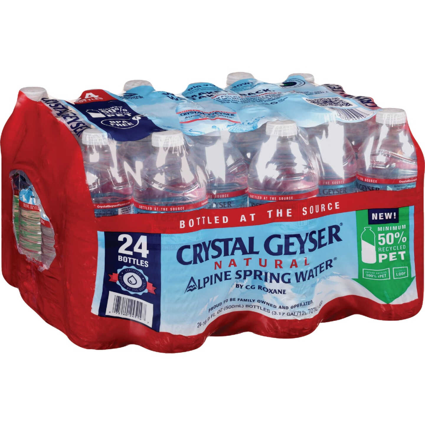 Crystal Geyser Alpine Spring 16.9 Oz. Water (24-Pack) Image 1