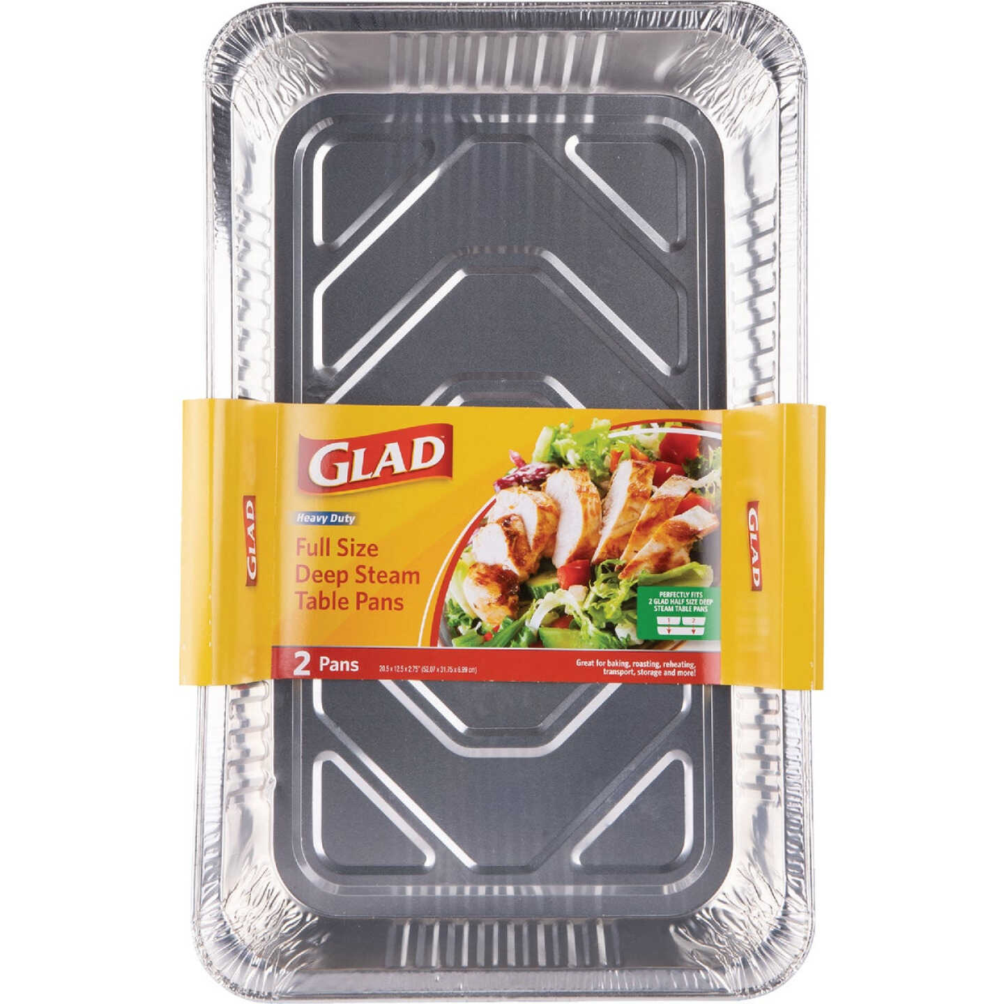 Glad Full Size Deep Steam Table Pan (2-Count) Image 1
