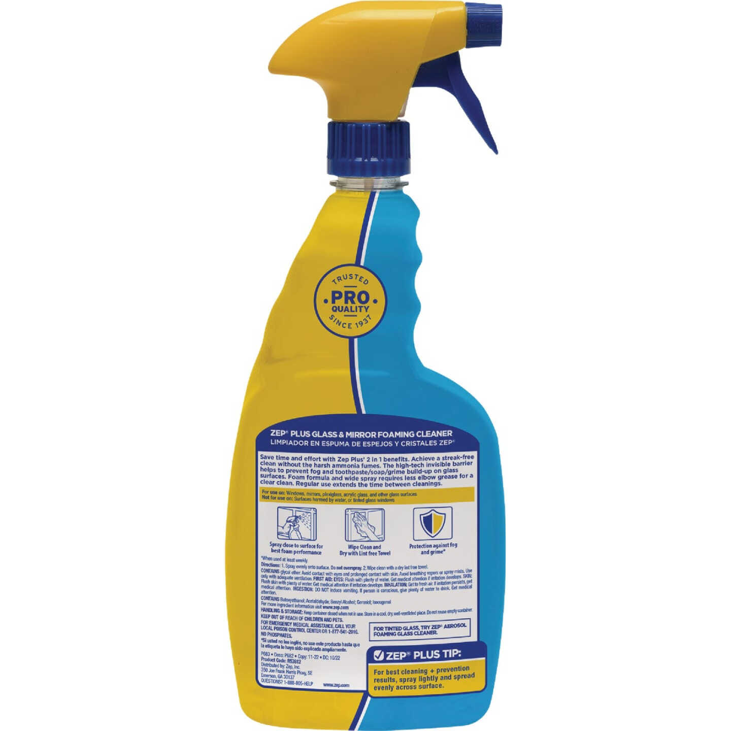 Zep Plus 32 Oz. Glass & Mirror Foaming Cleaner Image 2