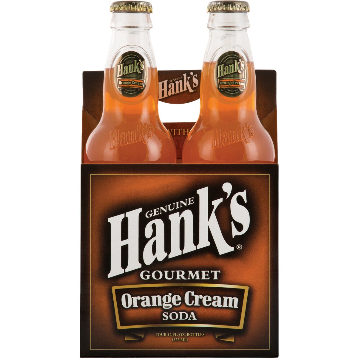 Hank's 12 Oz. Premium Orange Cream Soda (4-Pack) Image 2