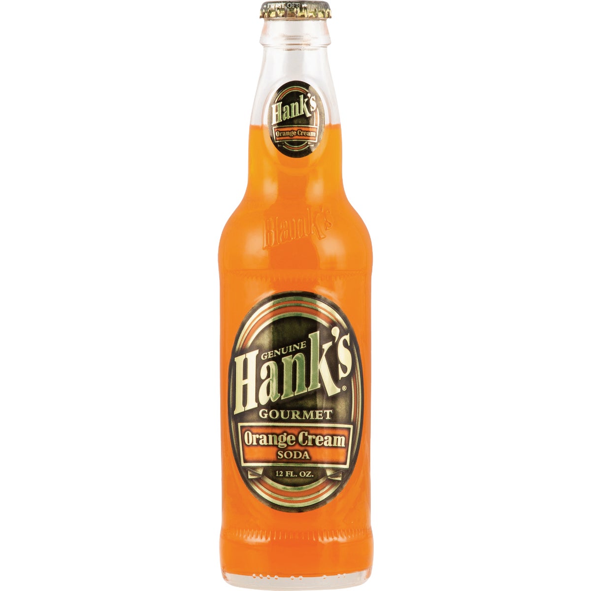 Hank's 12 Oz. Premium Orange Cream Soda (4-Pack)