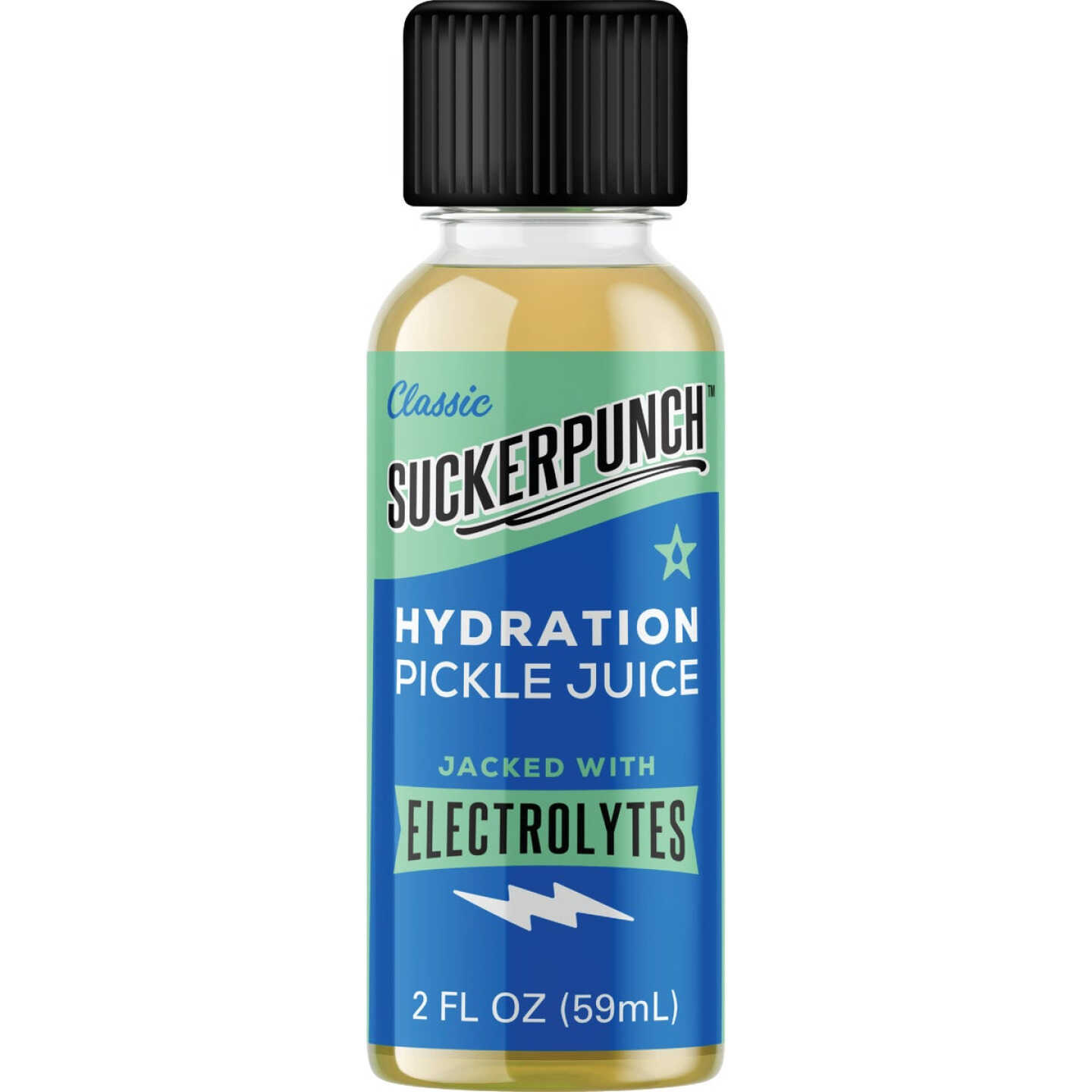 Sucker Punch 2 Oz. Hydrating Pickle Juice Beverage Shot, Dill Pickle Image 1
