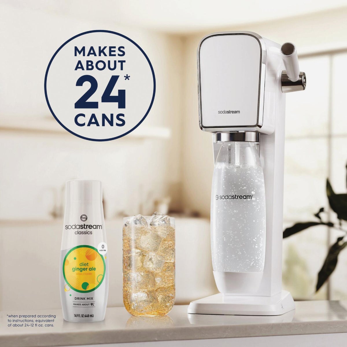 SodaStream 14.9 Oz. Diet Ginger Ale Sparkling Drink Mix Image 3