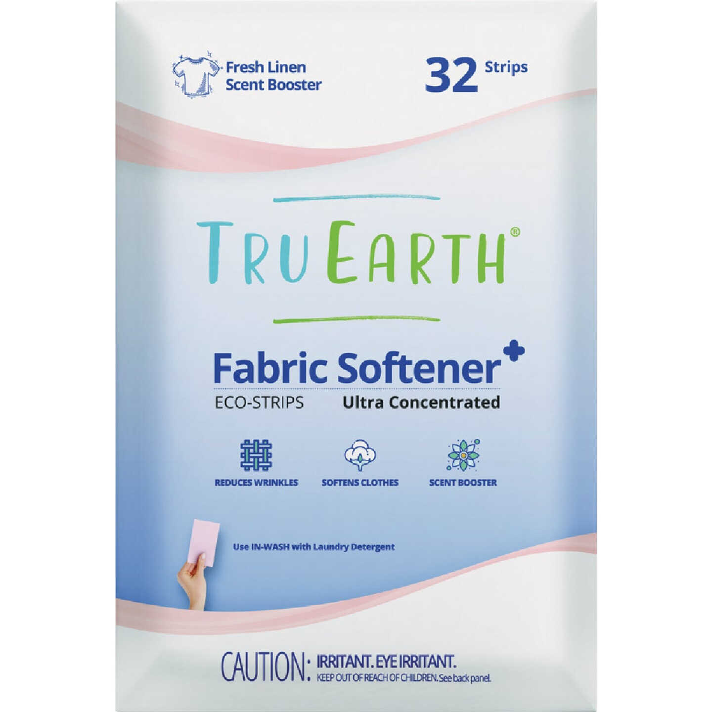 Tru Earth Eco-Strips Fresh Linen Fabric Softener (32-Loads) Image 1