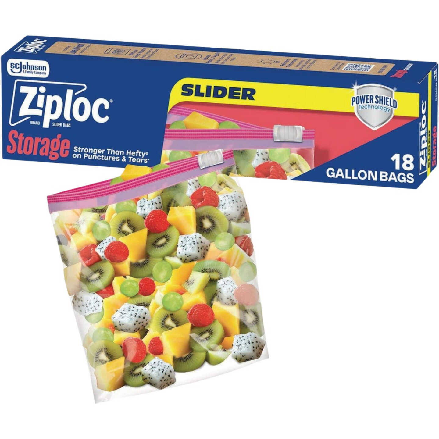 Ziploc 1 Gal. Slider Storage Bag (18-Count) Image 1