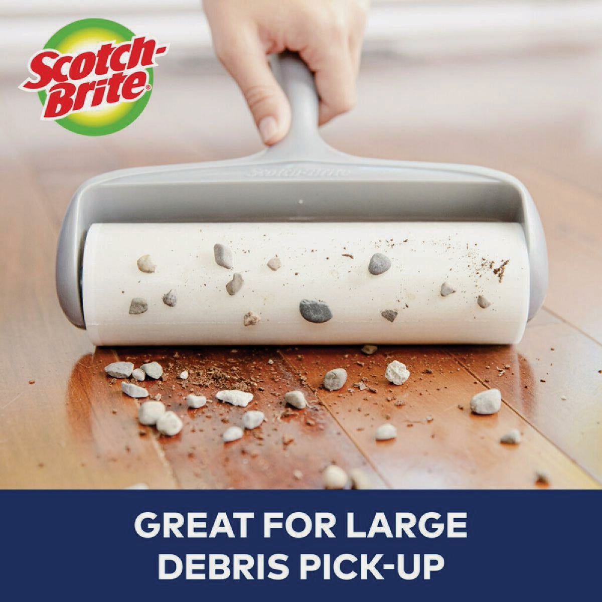 Scotch-Brite 50% Stickier Large Surface Lint Roller Refill, 60 Sheets Image 5