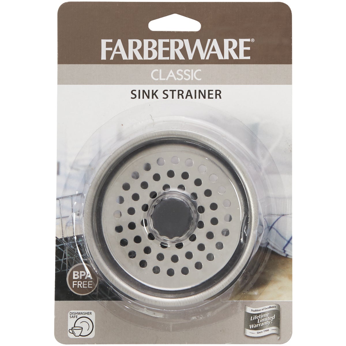 Farberware Classic Stainless Steel Sink Strainer Image 2