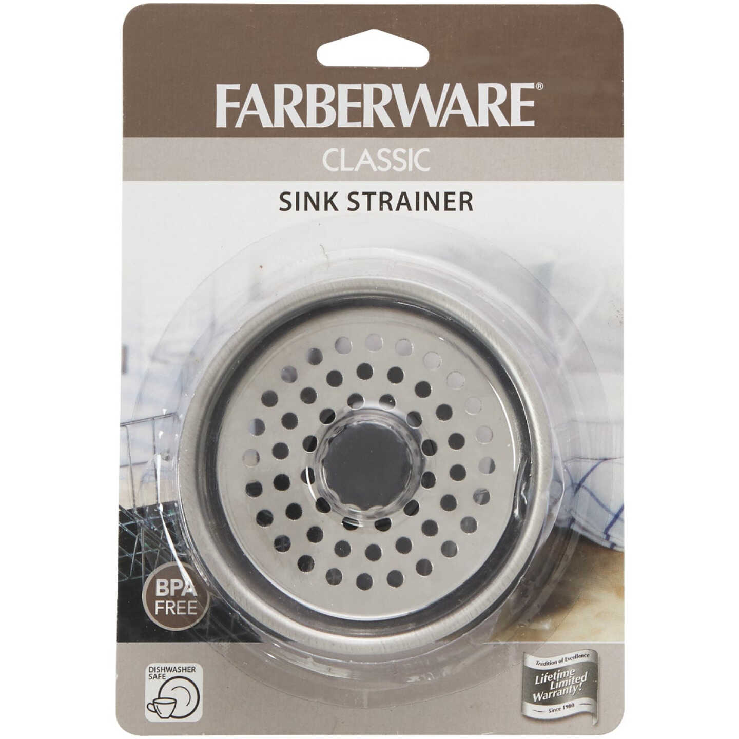 Farberware Classic Stainless Steel Sink Strainer Image 2