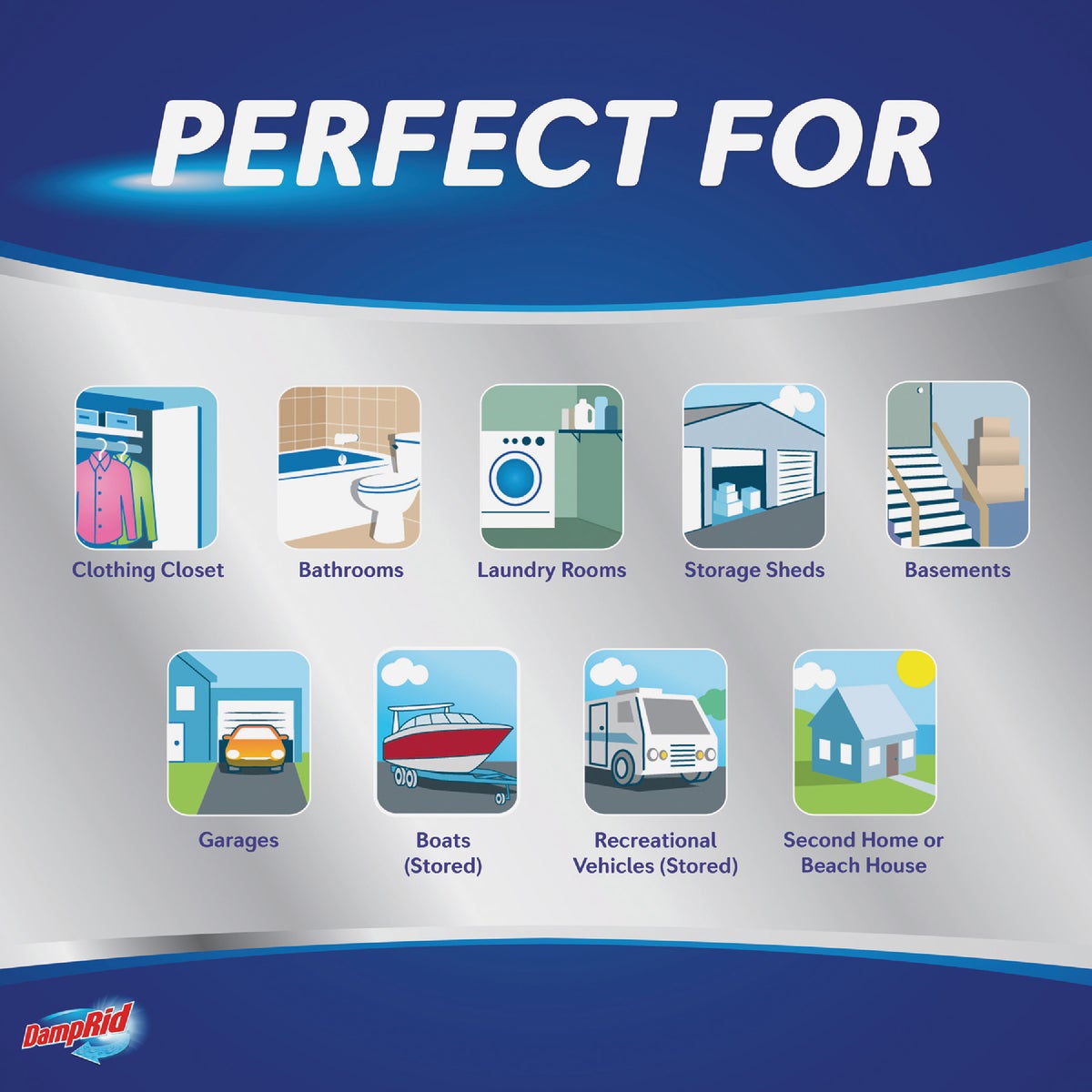 DampRid 15.4 Oz. Fresh Scent Moisture Absorber Hanging Bag (3-Ct.) Image 4