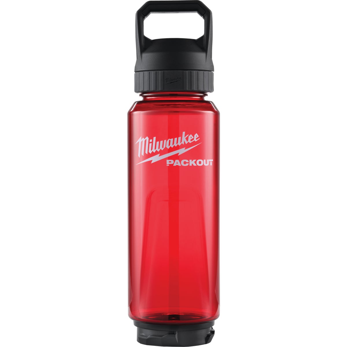 Milwaukee PACKOUT 34 Oz. Plastic Bottle with Chug Lid, Red